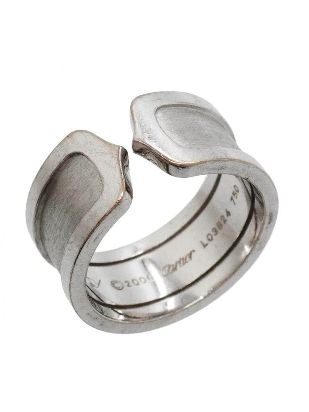Cartier Ring C2 Large 18k White Gold